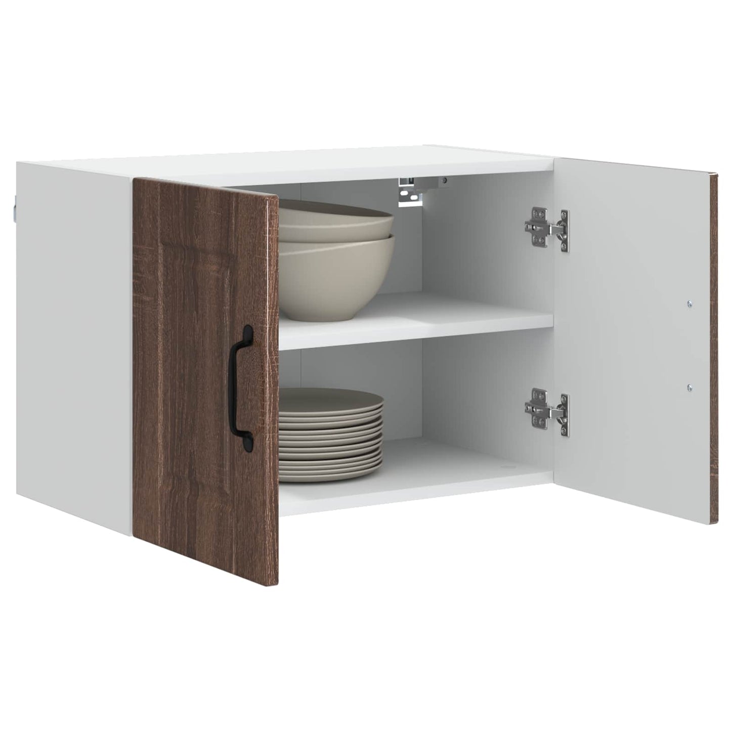 Vaatwasserpaneel 2 pcs Bruin Eiken 60 x 31 x 40 cm Bewerkt hout is nu te koop bij PeponiXL, paradijselijk wonen!