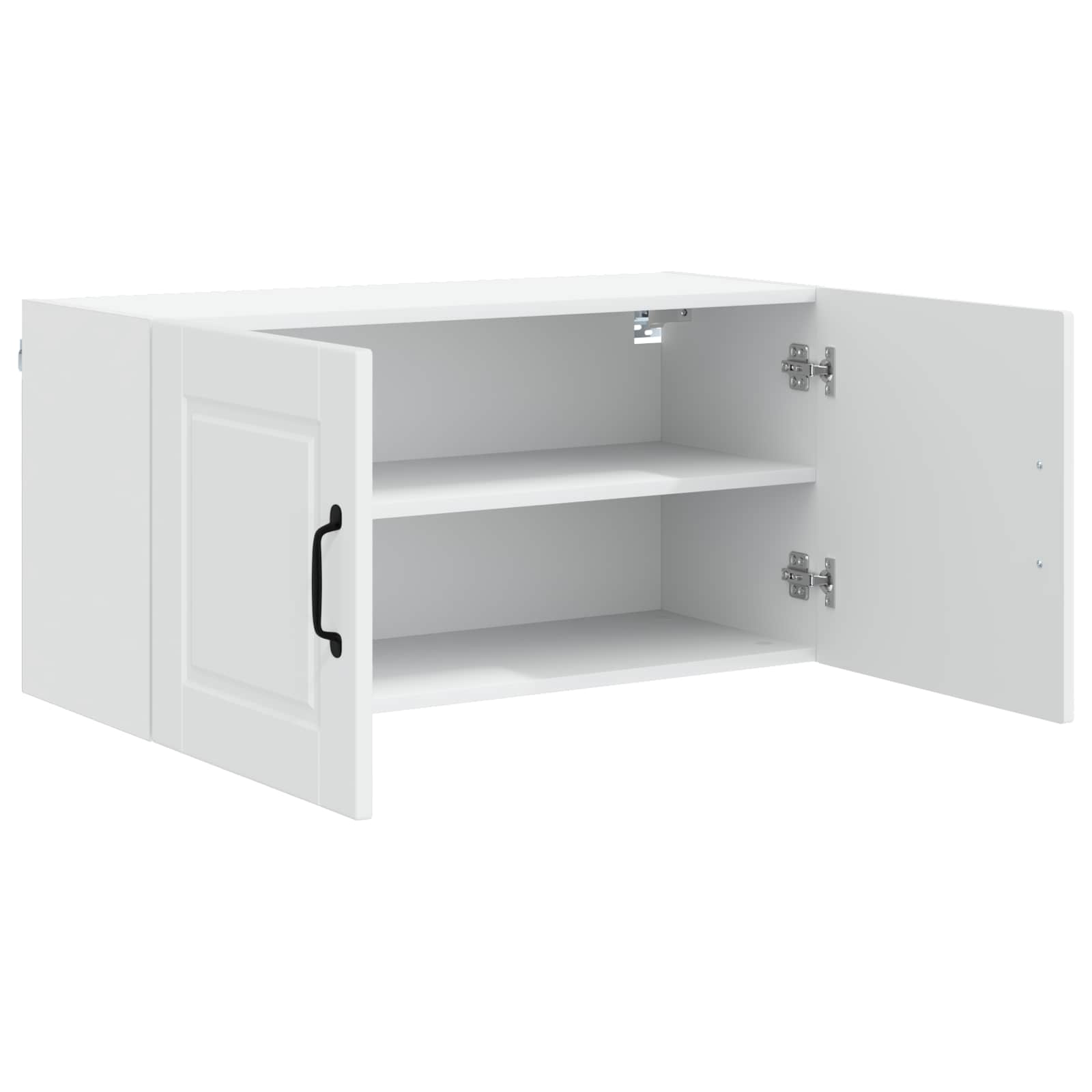 Vaatwasserpaneel met plank Wit 80 x 31 x 40 cm Bewerkt hout is nu te koop bij PeponiXL, paradijselijk wonen!
