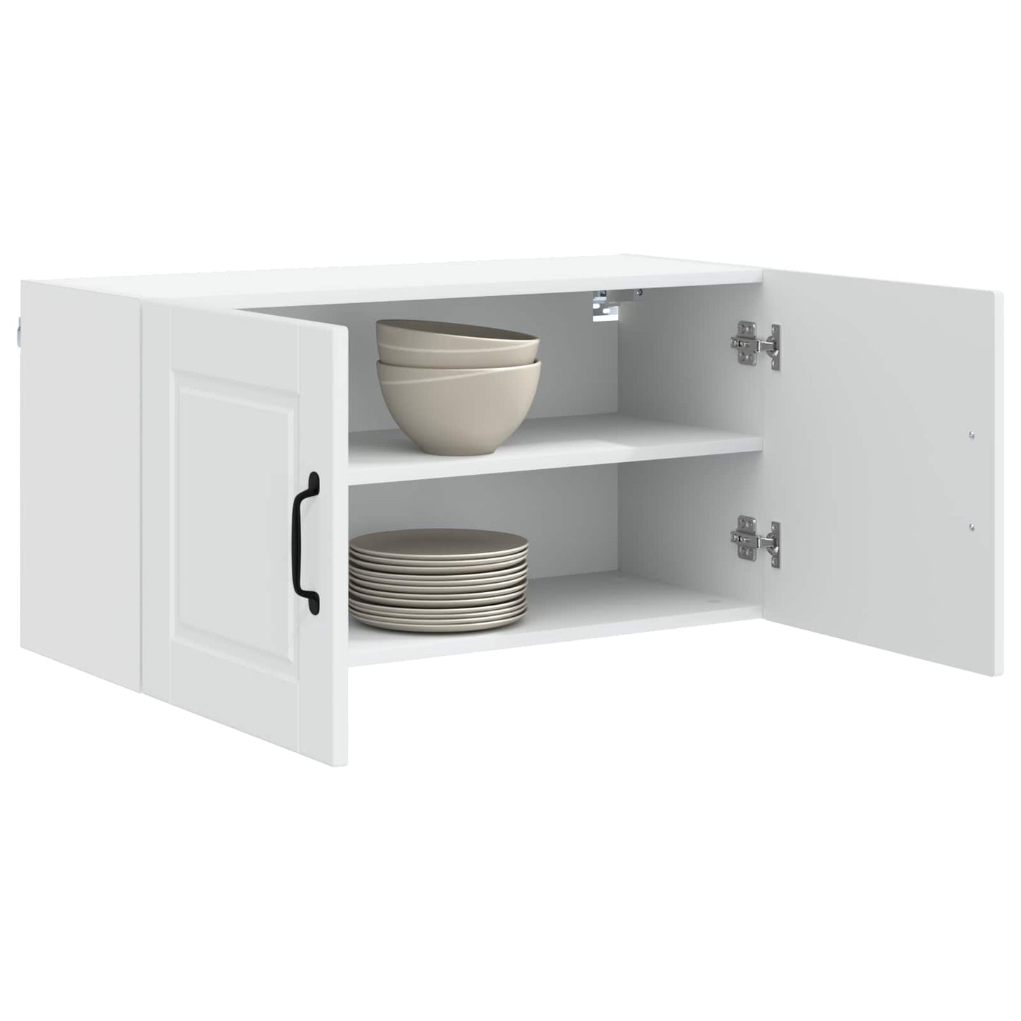 Vaatwasserpaneel met plank Wit 80 x 31 x 40 cm Bewerkt hout is nu te koop bij PeponiXL, paradijselijk wonen!
