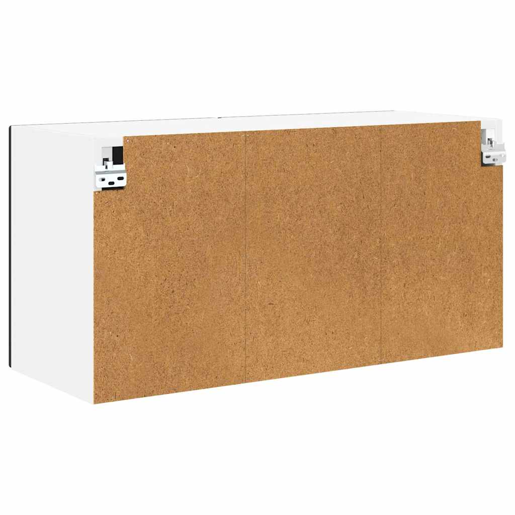 Vaatwasserpaneel met plank Zwart 80 x 31 x 40 cm Bewerkt hout is nu te koop bij PeponiXL, paradijselijk wonen!