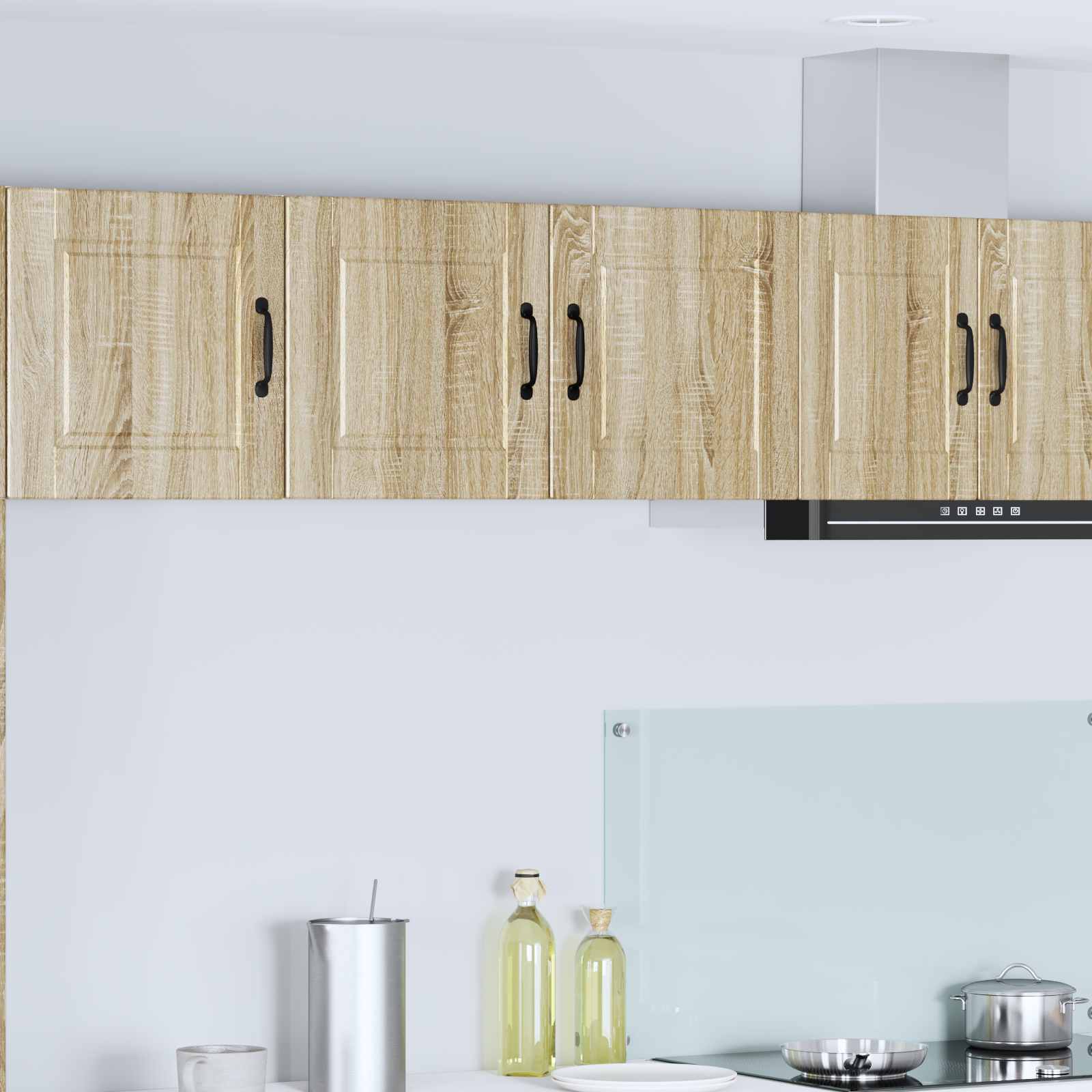 Vaatwasserpaneel Sonoma Eiken 80 x 31 x 40 cm Bewerkt hout is nu te koop bij PeponiXL, paradijselijk wonen!