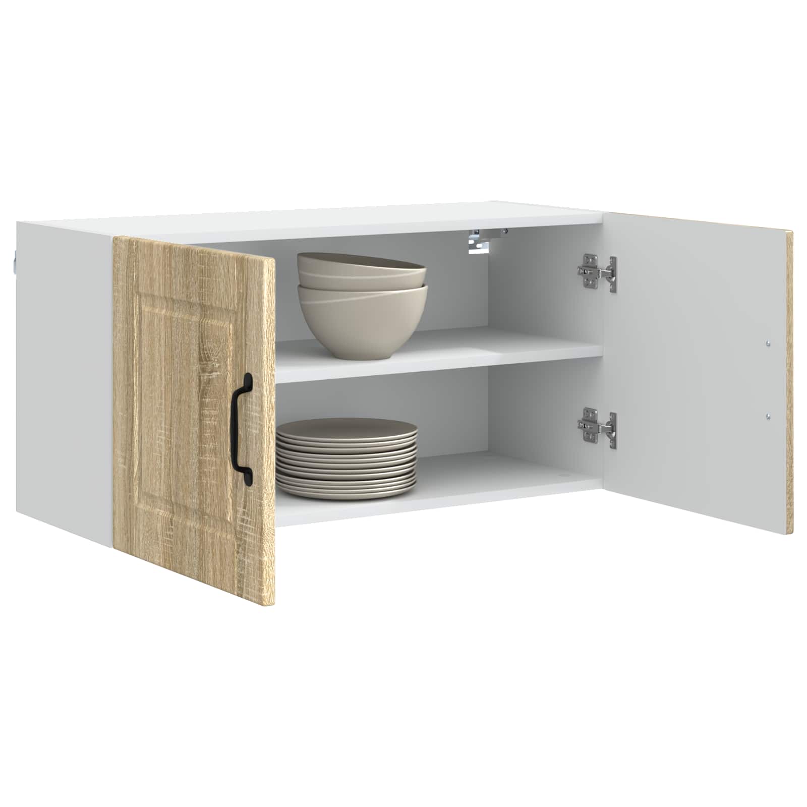 Vaatwasserpaneel Sonoma Eiken 80 x 31 x 40 cm Bewerkt hout is nu te koop bij PeponiXL, paradijselijk wonen!