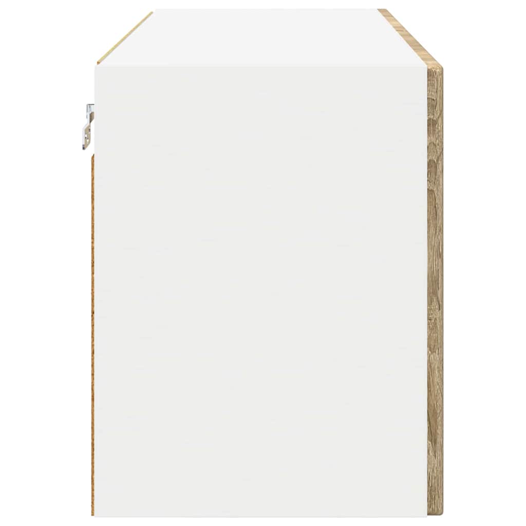 Vaatwasserpaneel Sonoma Eiken 80 x 31 x 40 cm Bewerkt hout is nu te koop bij PeponiXL, paradijselijk wonen!