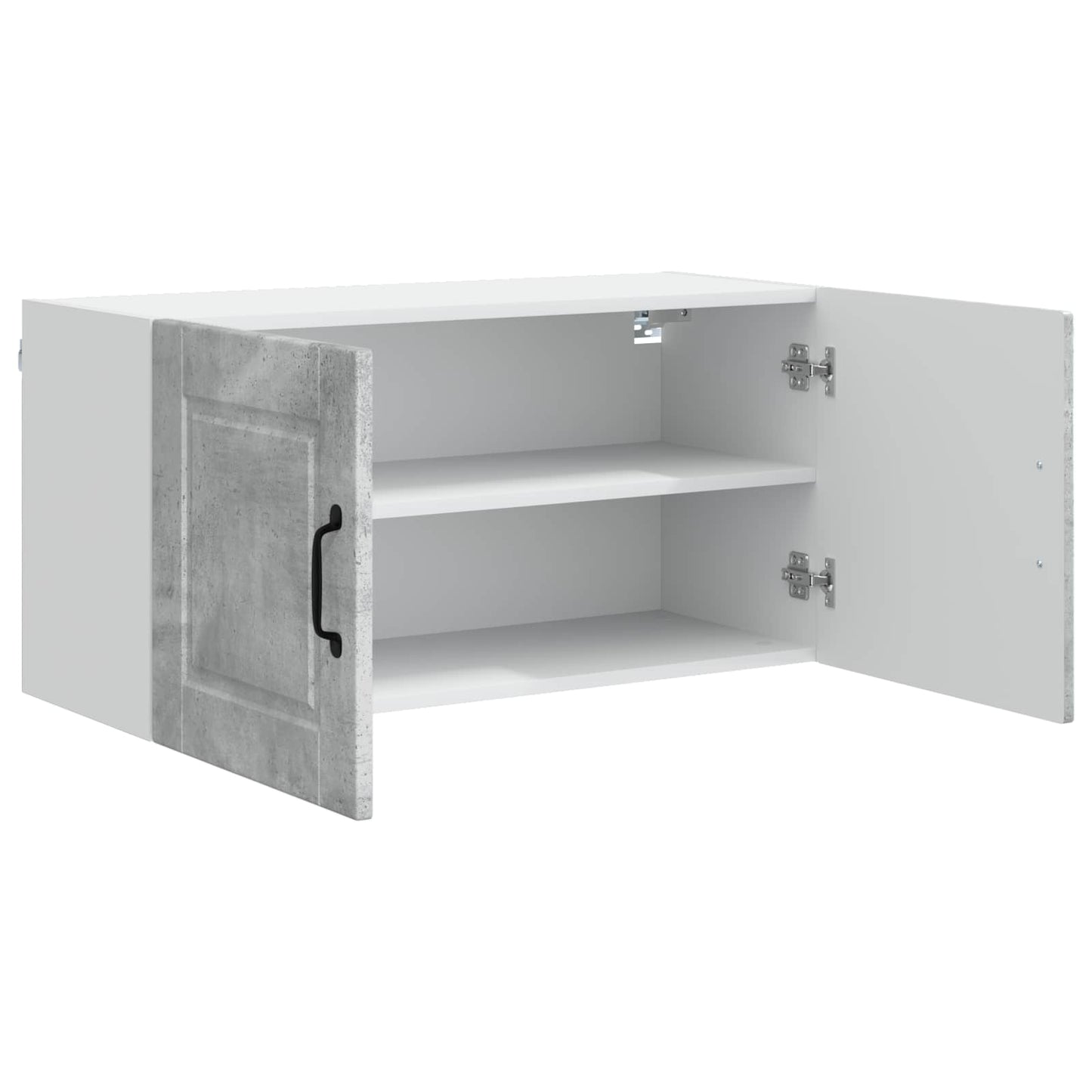 Keukenkast met plank Beton Grijs 80 x 31 x 40 cm Bewerkt hout is nu te koop bij PeponiXL, paradijselijk wonen!
