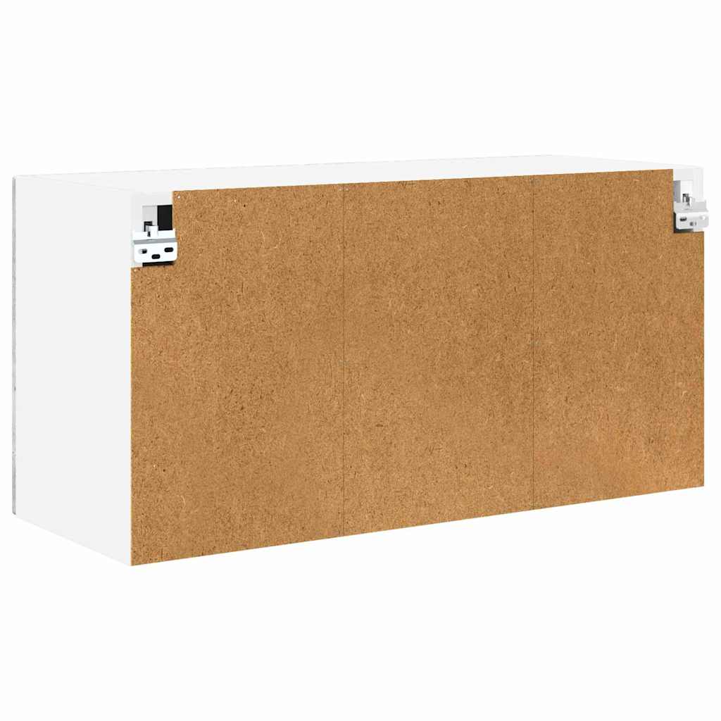 Keukenkast met plank Beton Grijs 80 x 31 x 40 cm Bewerkt hout is nu te koop bij PeponiXL, paradijselijk wonen!