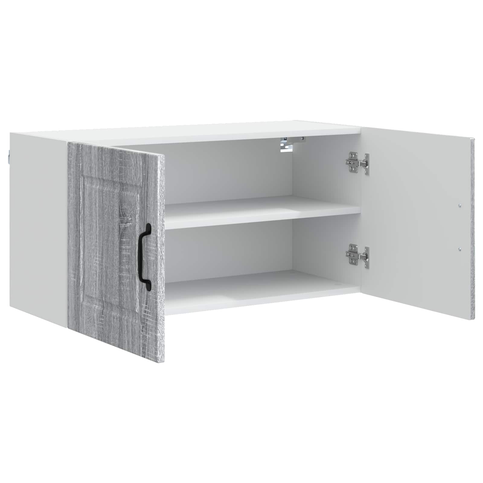 Keukenkast met plank Grijs Sonoma 80 x 31 x 40 cm Bewerkt hout is nu te koop bij PeponiXL, paradijselijk wonen!