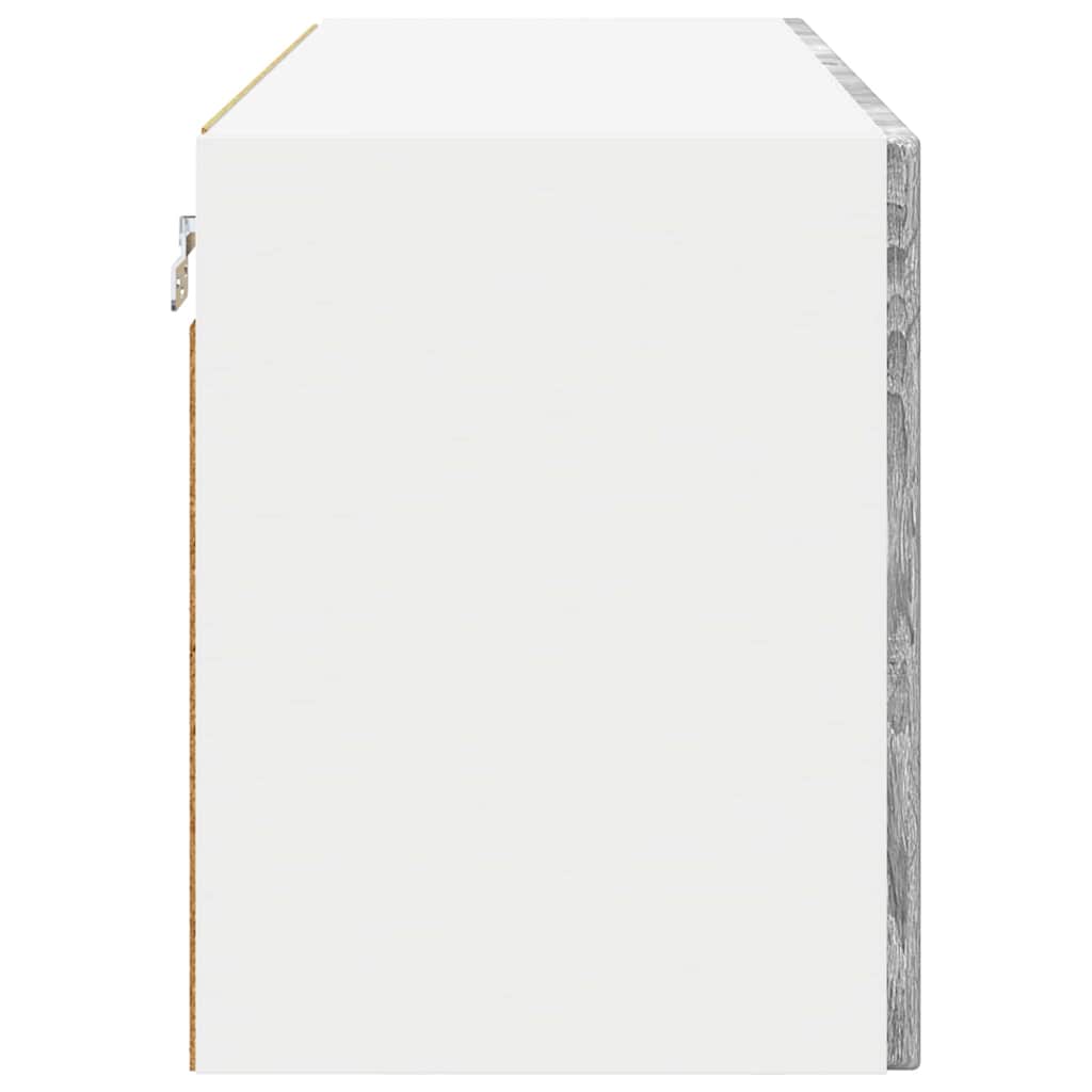 Keukenkast met plank Grijs Sonoma 80 x 31 x 40 cm Bewerkt hout is nu te koop bij PeponiXL, paradijselijk wonen!