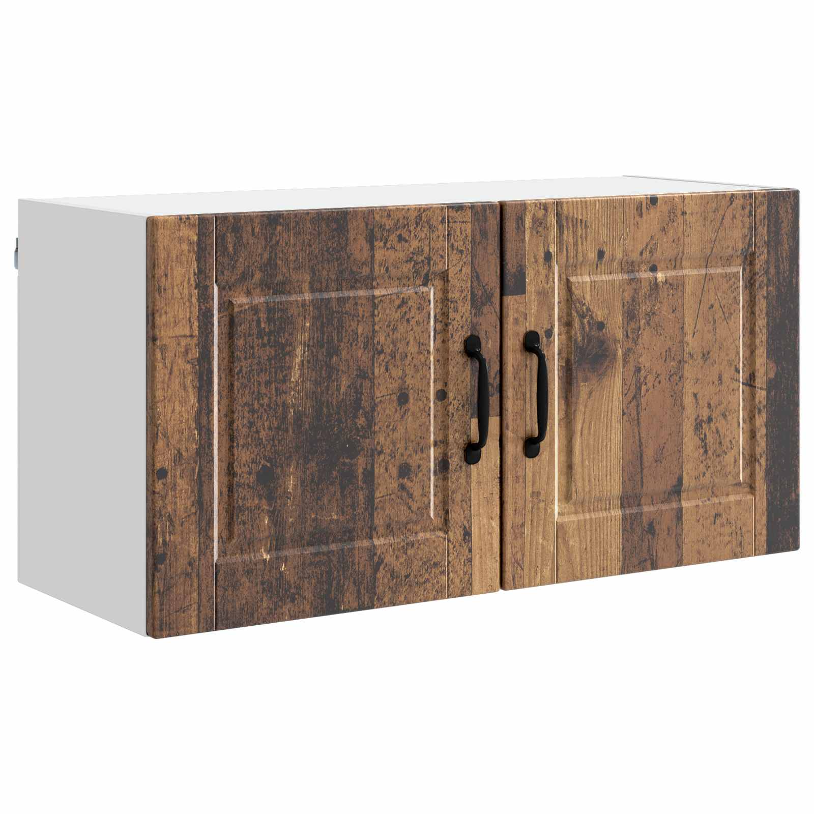 Keukenkast met plank Oudhout 80 x 31 x 40 cm Bewerkt hout is nu te koop bij PeponiXL, paradijselijk wonen!