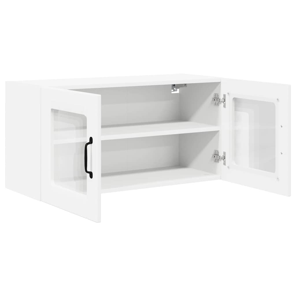 Vaatwasserpaneel met plank Wit 80 x 31 x 40 cm Bewerkt hout is nu te koop bij PeponiXL, paradijselijk wonen!