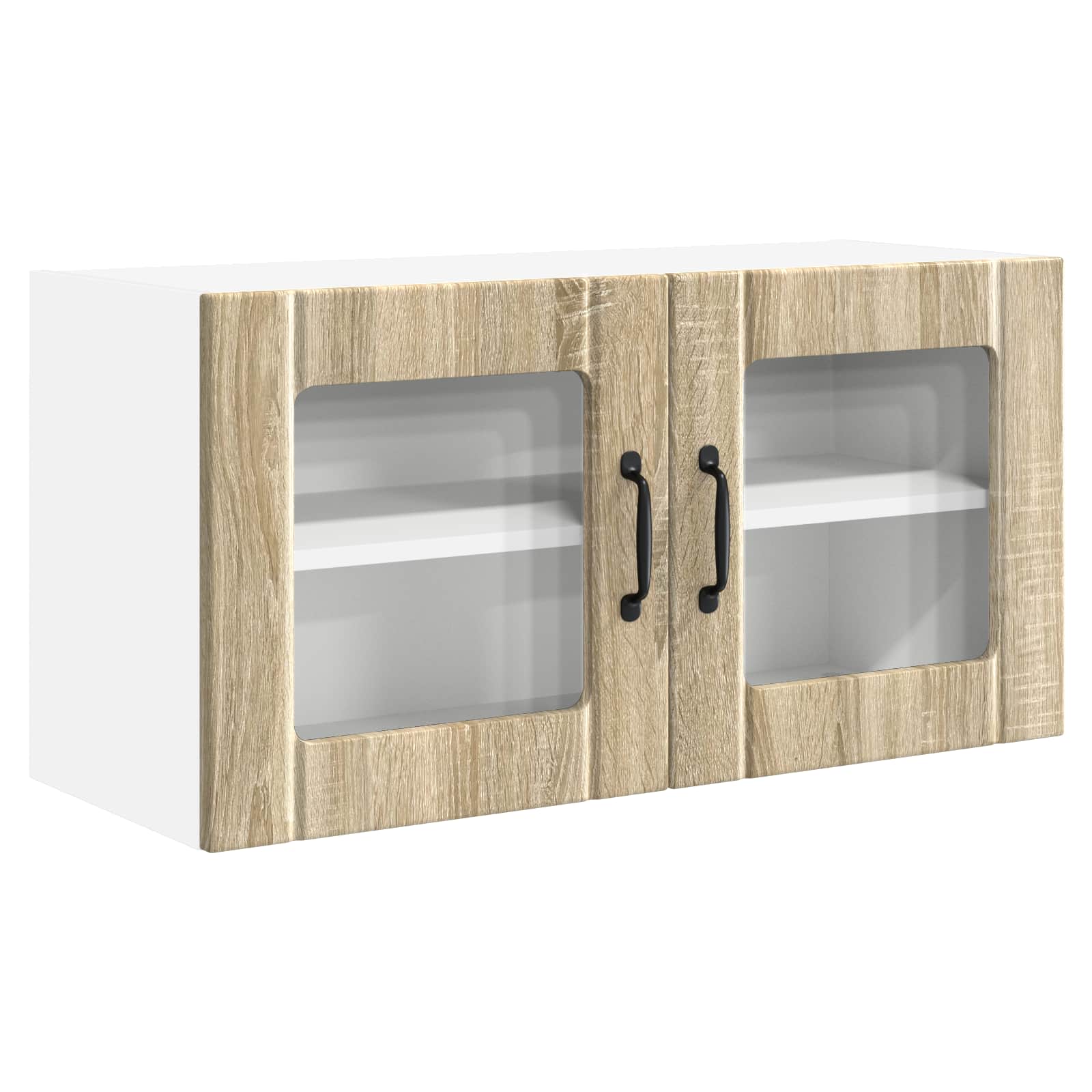 Keukenkast met plank Sonoma Eiken 80 x 31 x 40 cm Bewerkt hout is nu te koop bij PeponiXL, paradijselijk wonen!