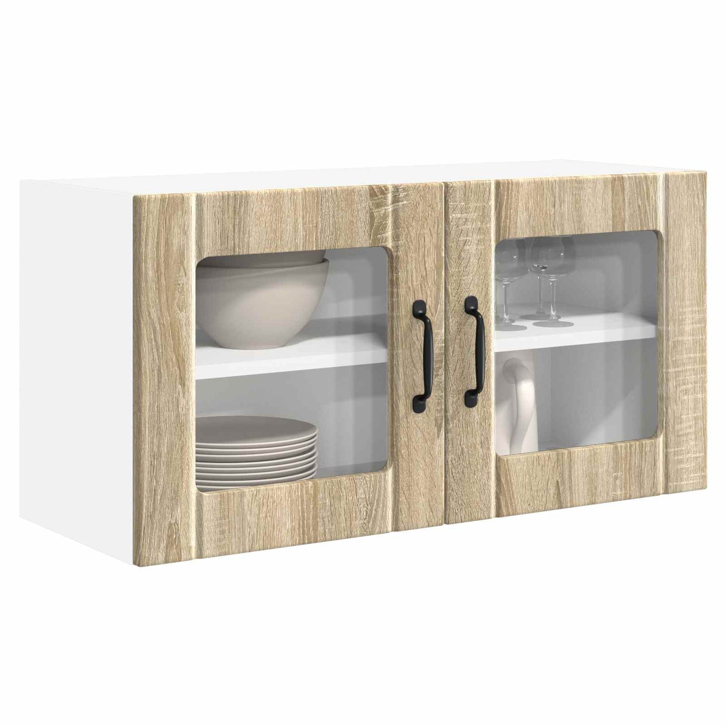 Keukenkast met plank Sonoma Eiken 80 x 31 x 40 cm Bewerkt hout is nu te koop bij PeponiXL, paradijselijk wonen!