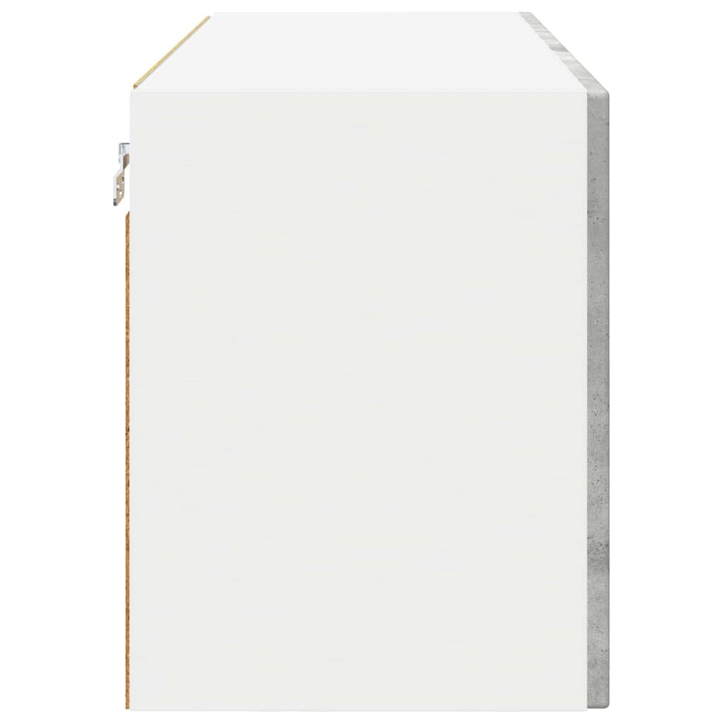 Keukenkast met plank Beton Grijs 80 x 31 x 40 cm Bewerkt hout is nu te koop bij PeponiXL, paradijselijk wonen!