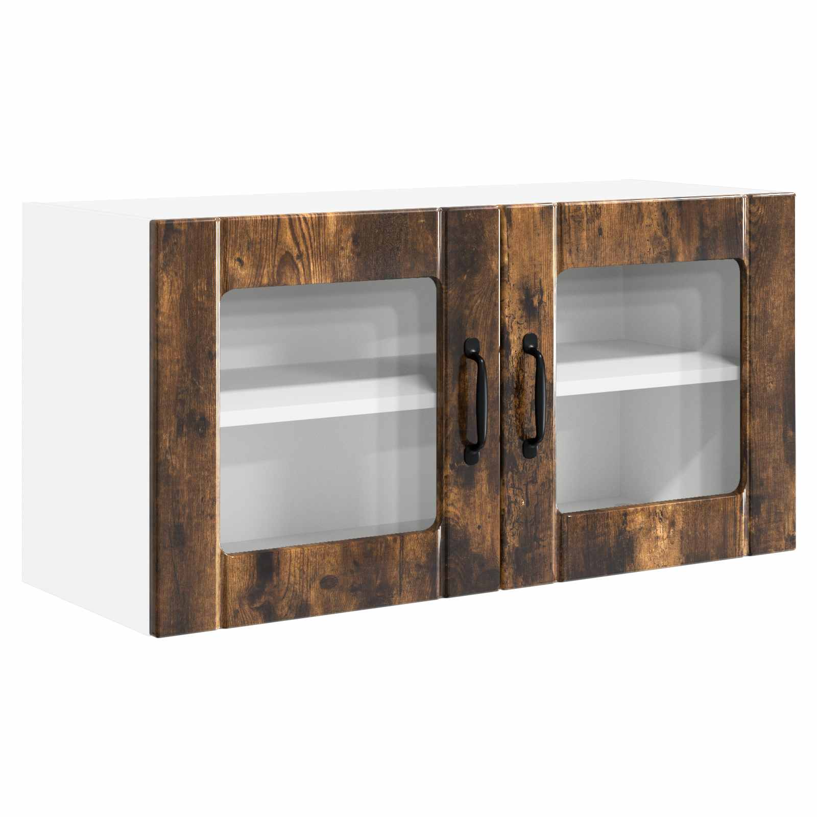 Vaatwasserpaneel Gerookt eiken 80 x 31 x 40 cm Bewerkt hout is nu te koop bij PeponiXL, paradijselijk wonen!