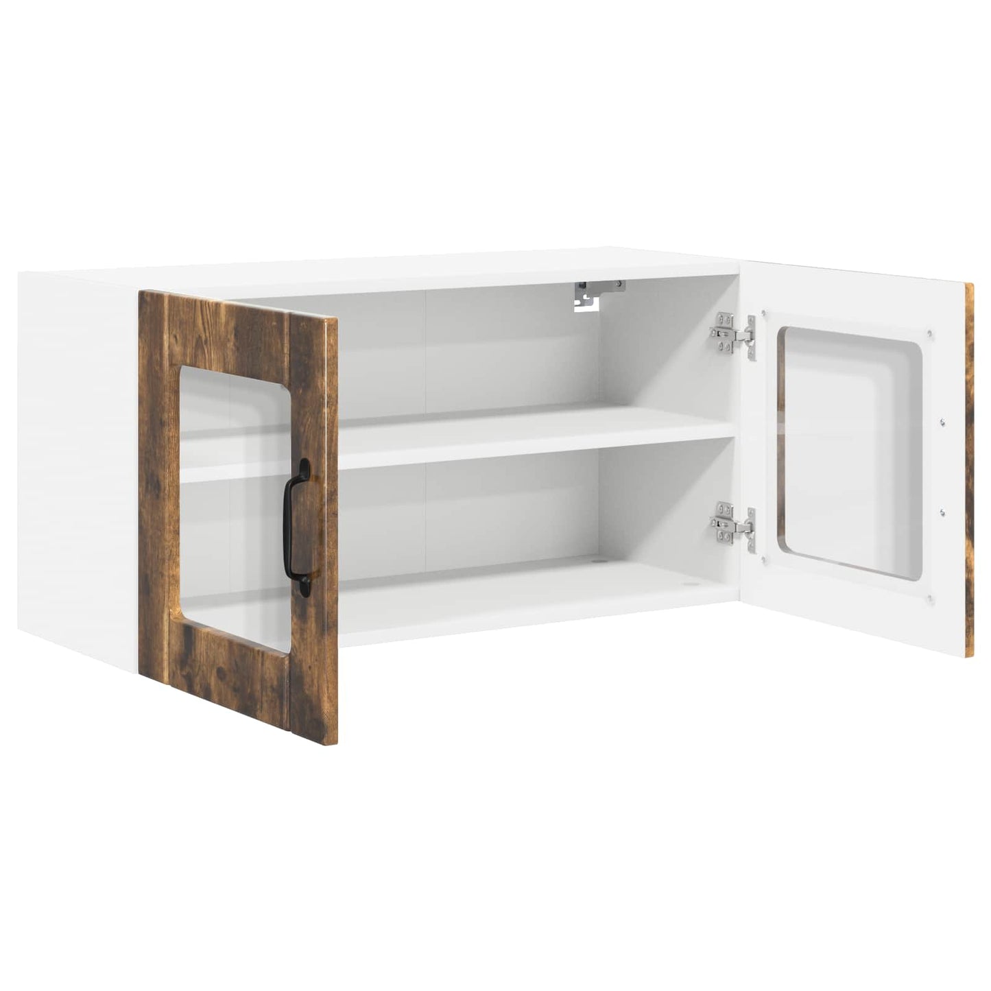 Vaatwasserpaneel Gerookt eiken 80 x 31 x 40 cm Bewerkt hout is nu te koop bij PeponiXL, paradijselijk wonen!