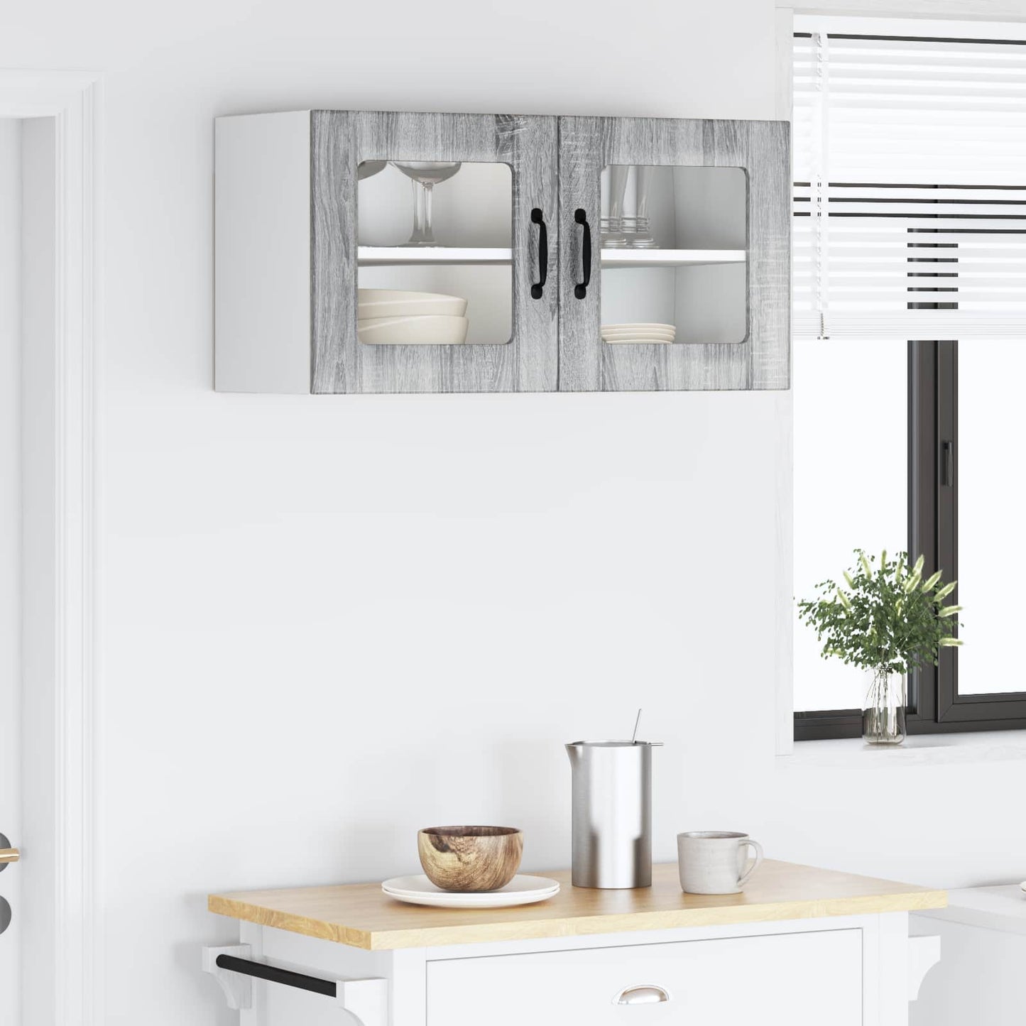 Vaatwasserpaneel Grijs Sonoma 80 x 31 x 40 cm Bewerkt hout is nu te koop bij PeponiXL, paradijselijk wonen!