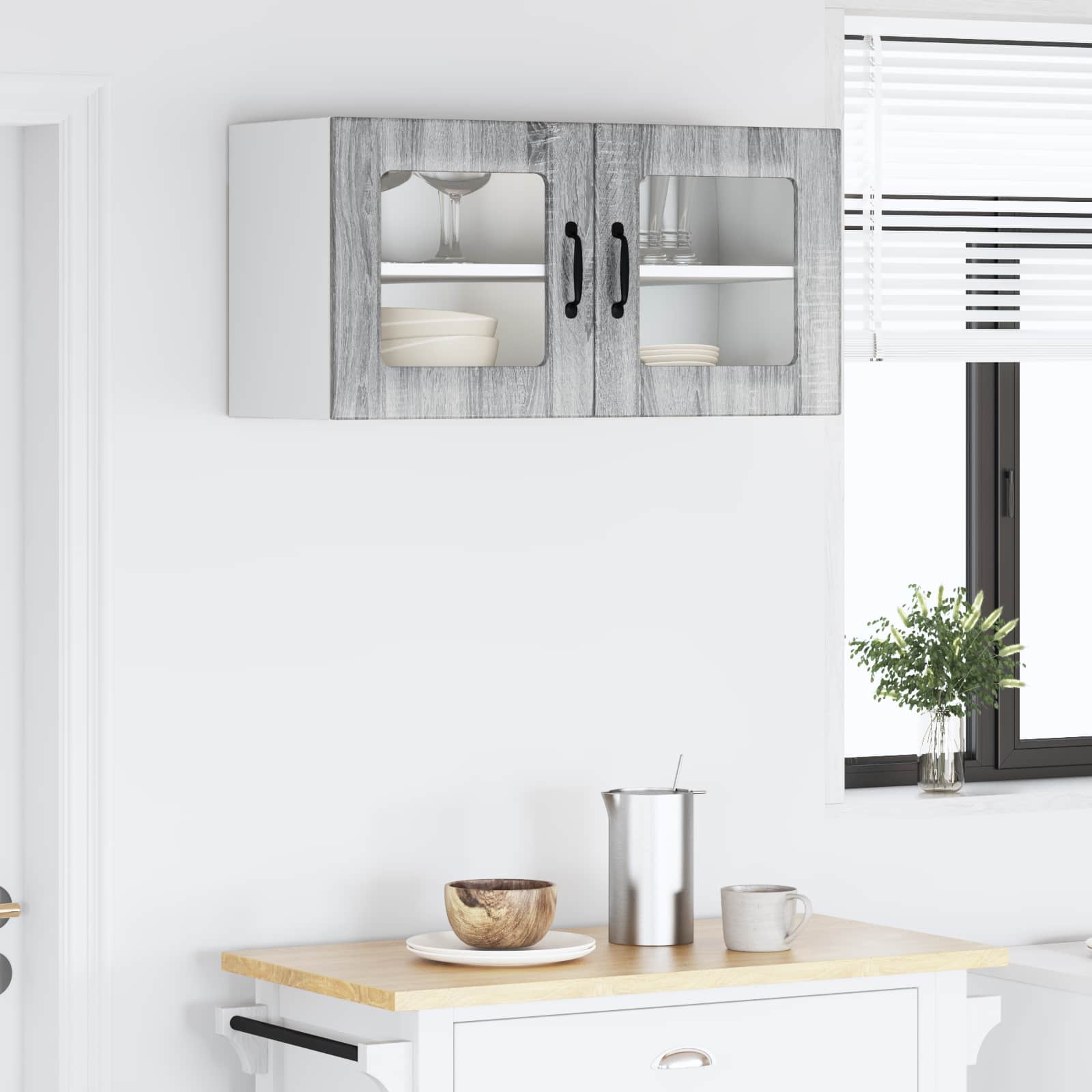 Vaatwasserpaneel Grijs Sonoma 80 x 31 x 40 cm Bewerkt hout is nu te koop bij PeponiXL, paradijselijk wonen!