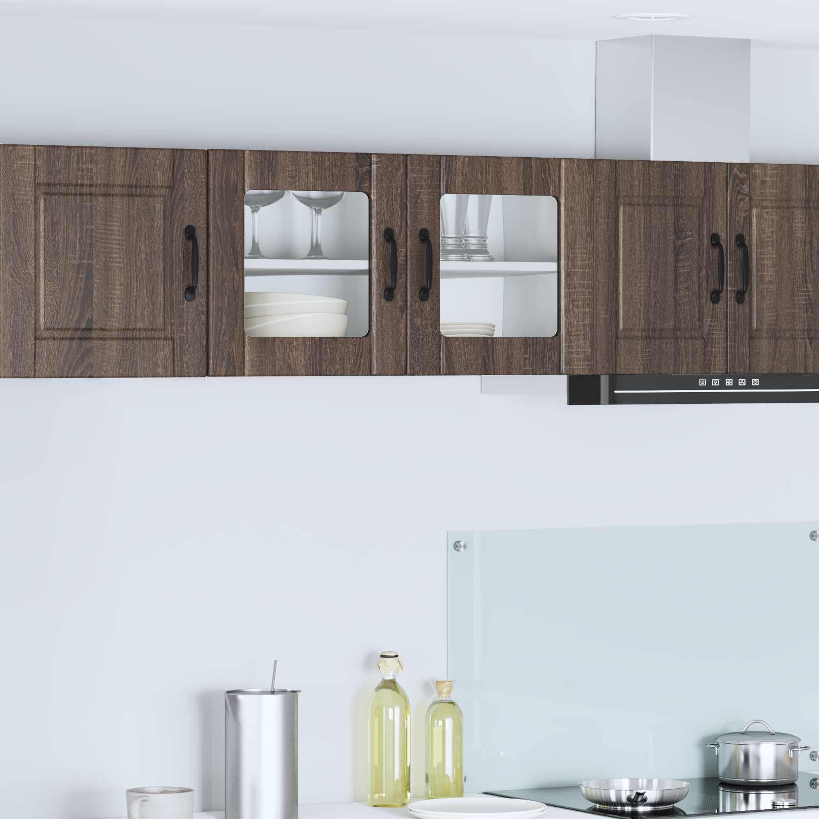 Vaatwasserpaneel Bruin Eiken 80 x 31 x 40 cm Bewerkt hout is nu te koop bij PeponiXL, paradijselijk wonen!