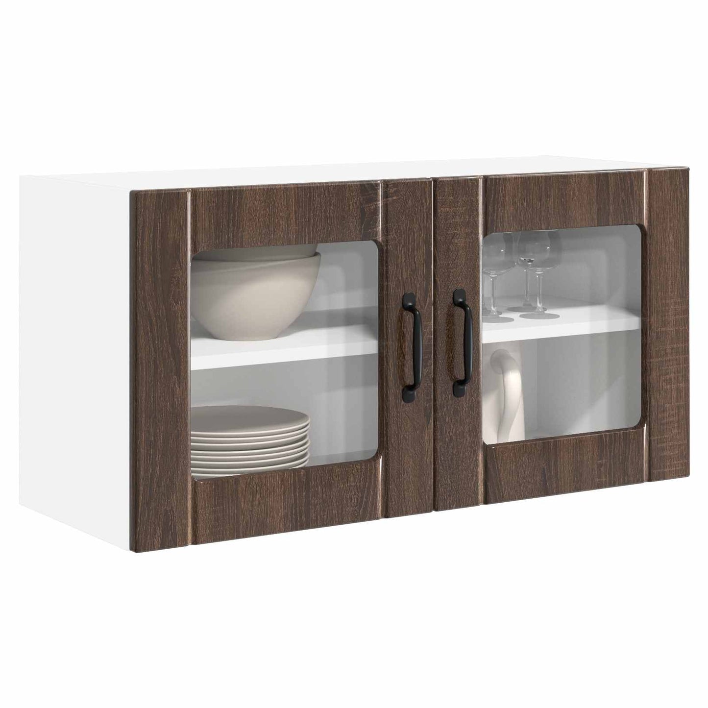 Vaatwasserpaneel Bruin Eiken 80 x 31 x 40 cm Bewerkt hout is nu te koop bij PeponiXL, paradijselijk wonen!