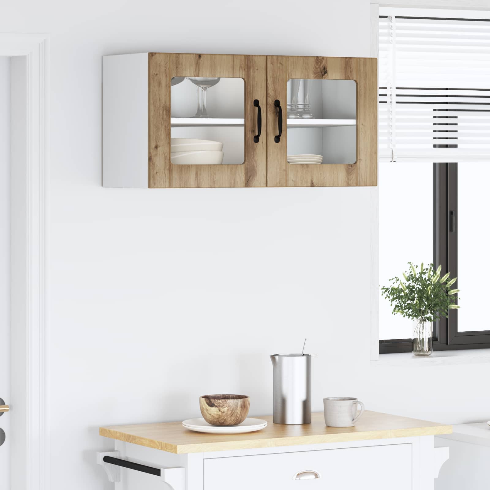 Vaatwasserpaneel Artisan Eiken 80 x 31 x 40 cm Bewerkt hout is nu te koop bij PeponiXL, paradijselijk wonen!
