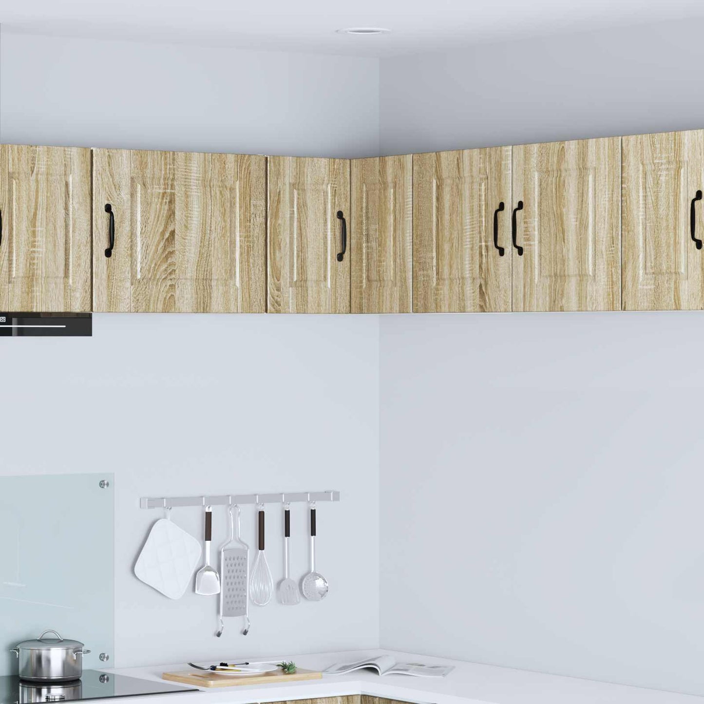 Keukenkast met plank Sonoma Eiken 57 x 57 x 40 cm Bewerkt hout is nu te koop bij PeponiXL, paradijselijk wonen!