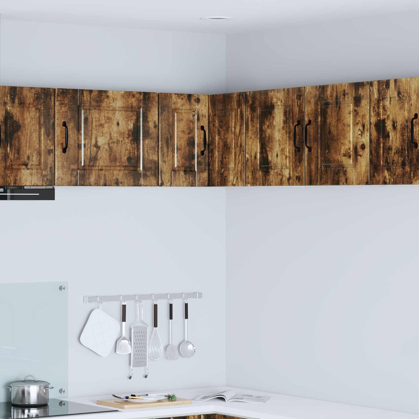 Vaatwasserpaneel Gerookt eiken 57 x 57 x 40 cm Bewerkt hout is nu te koop bij PeponiXL, paradijselijk wonen!