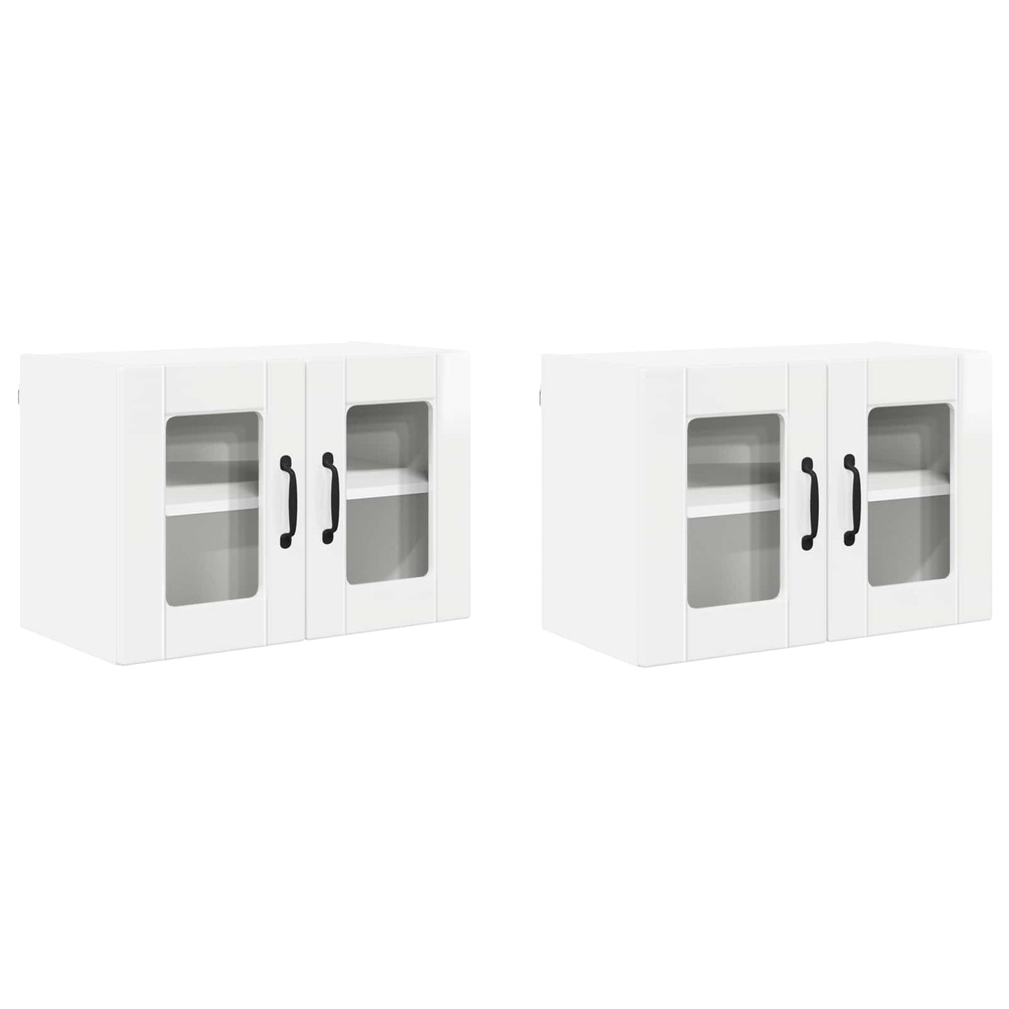 Vaatwasserpaneel met plank 2 pcs Hoogglans wit 60 x 31 x 40 cm is nu te koop bij PeponiXL, paradijselijk wonen!