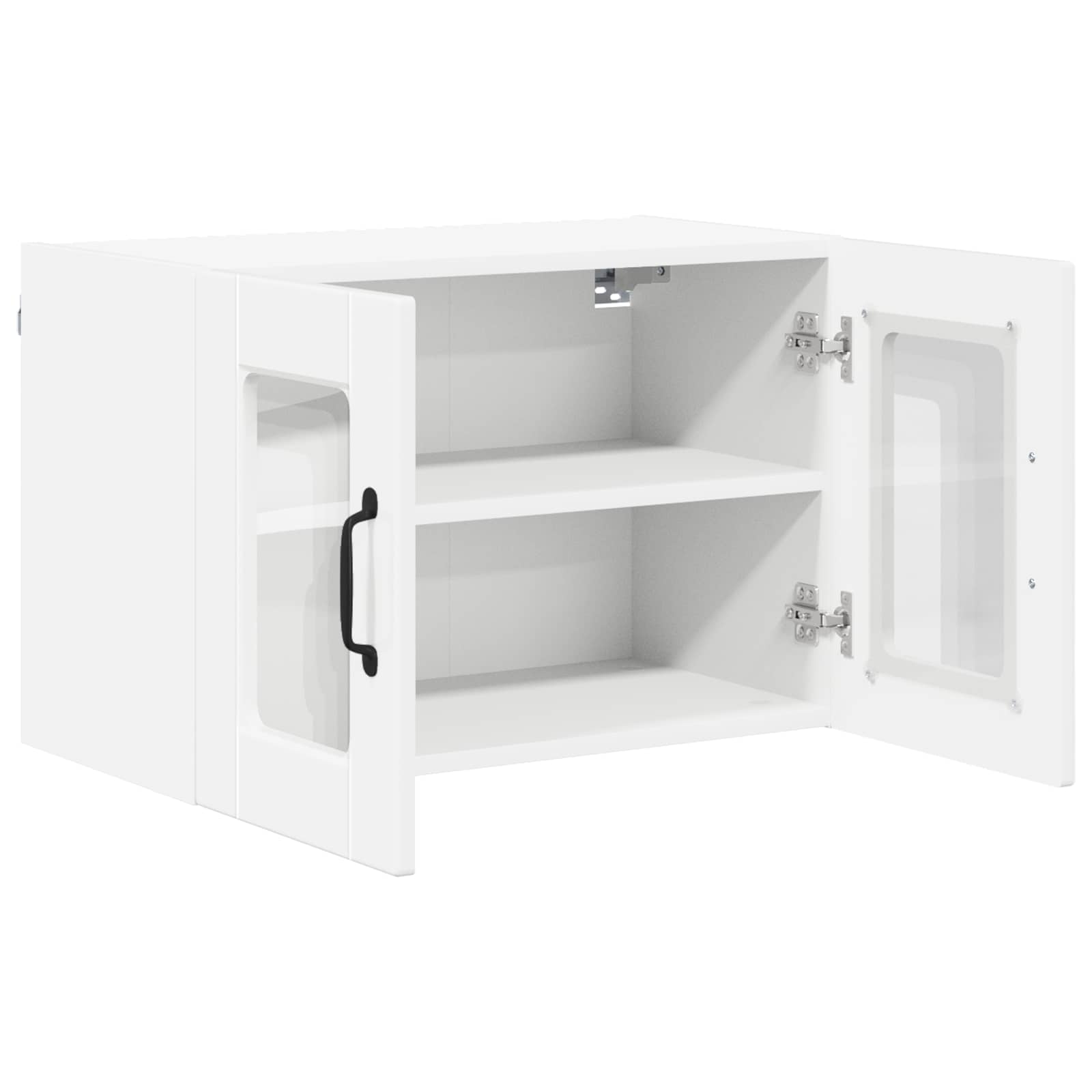 Vaatwasserpaneel met plank 2 pcs Hoogglans wit 60 x 31 x 40 cm is nu te koop bij PeponiXL, paradijselijk wonen!