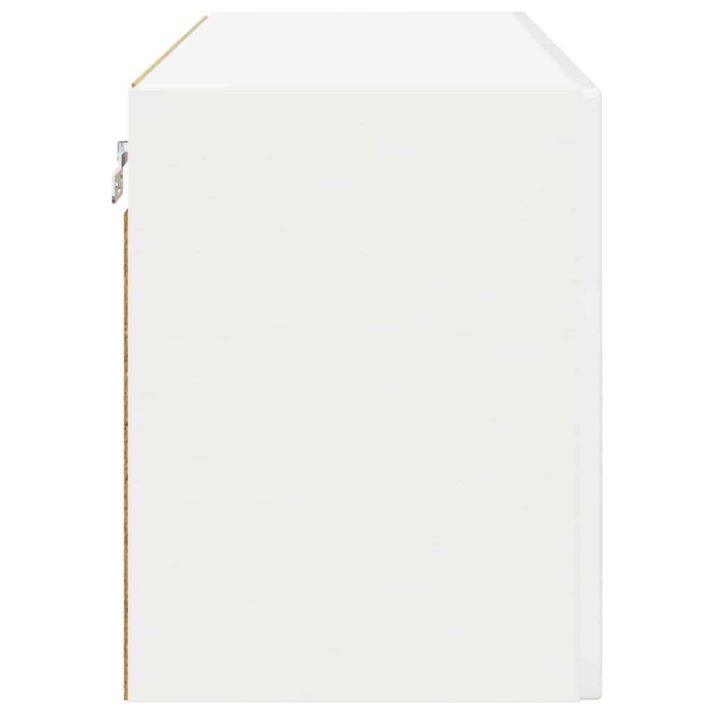 Vaatwasserpaneel met plank 2 pcs Hoogglans wit 60 x 31 x 40 cm is nu te koop bij PeponiXL, paradijselijk wonen!