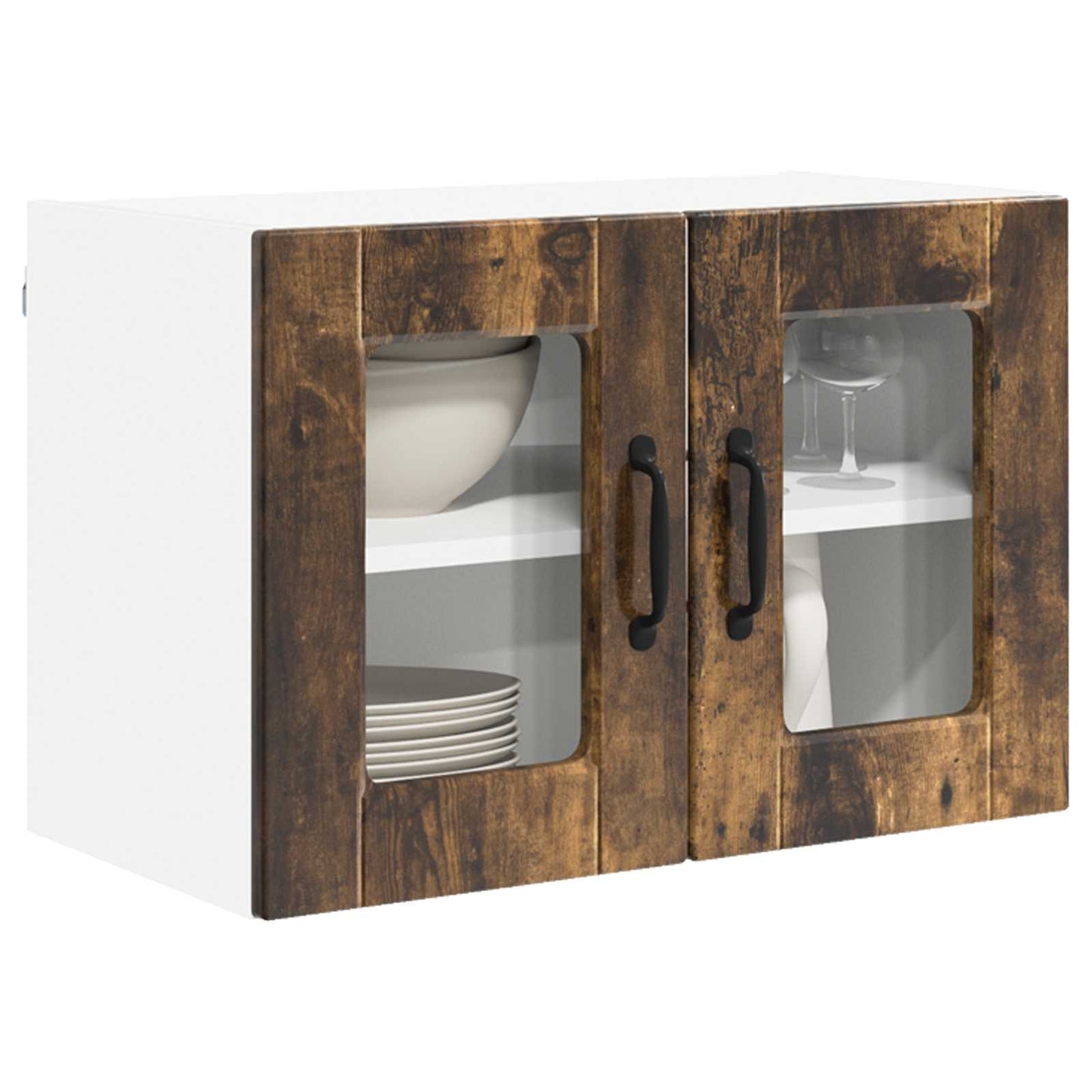 Vaatwasserpaneel Gerookt eiken 60 x 31 x 40 cm Bewerkt hout is nu te koop bij PeponiXL, paradijselijk wonen!