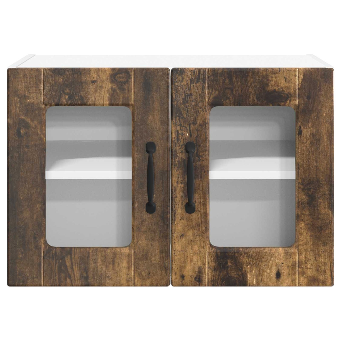 Vaatwasserpaneel met plank 2 pcs Gerookt eiken 60 x 31 x 40 cm is nu te koop bij PeponiXL, paradijselijk wonen!