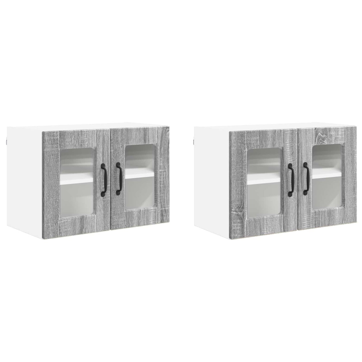 Vaatwasserpaneel met plank 2 pcs Grijs Sonoma 60 x 31 x 40 cm is nu te koop bij PeponiXL, paradijselijk wonen!