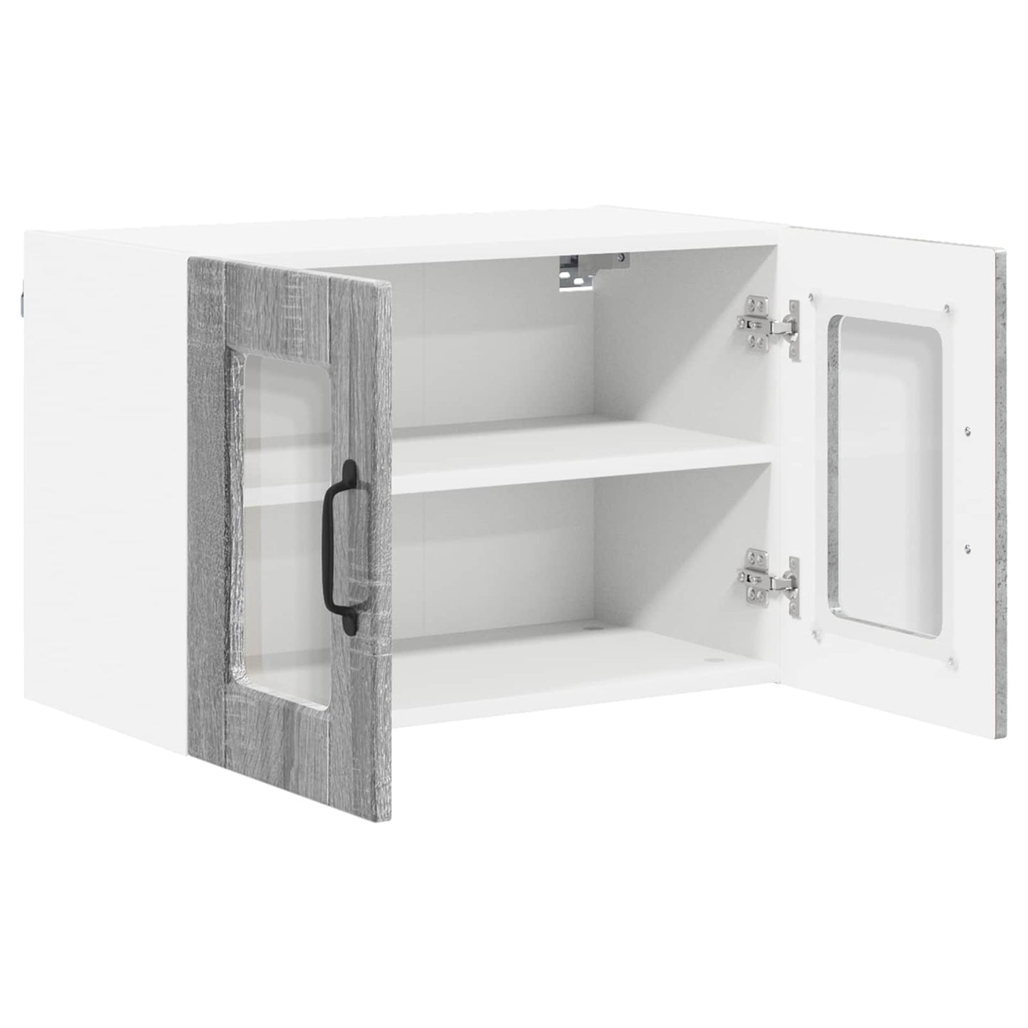 Vaatwasserpaneel met plank 2 pcs Grijs Sonoma 60 x 31 x 40 cm is nu te koop bij PeponiXL, paradijselijk wonen!