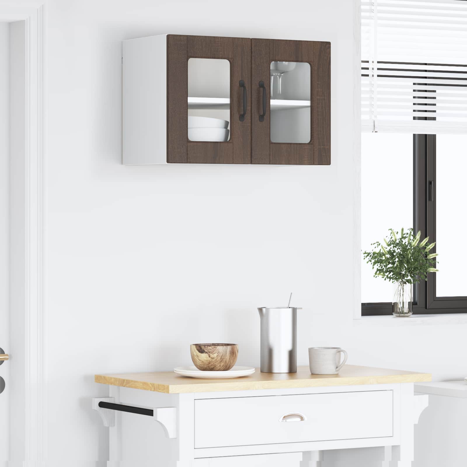 Vaatwasserpaneel Bruin Eiken 60 x 31 x 40 cm Bewerkt hout is nu te koop bij PeponiXL, paradijselijk wonen!