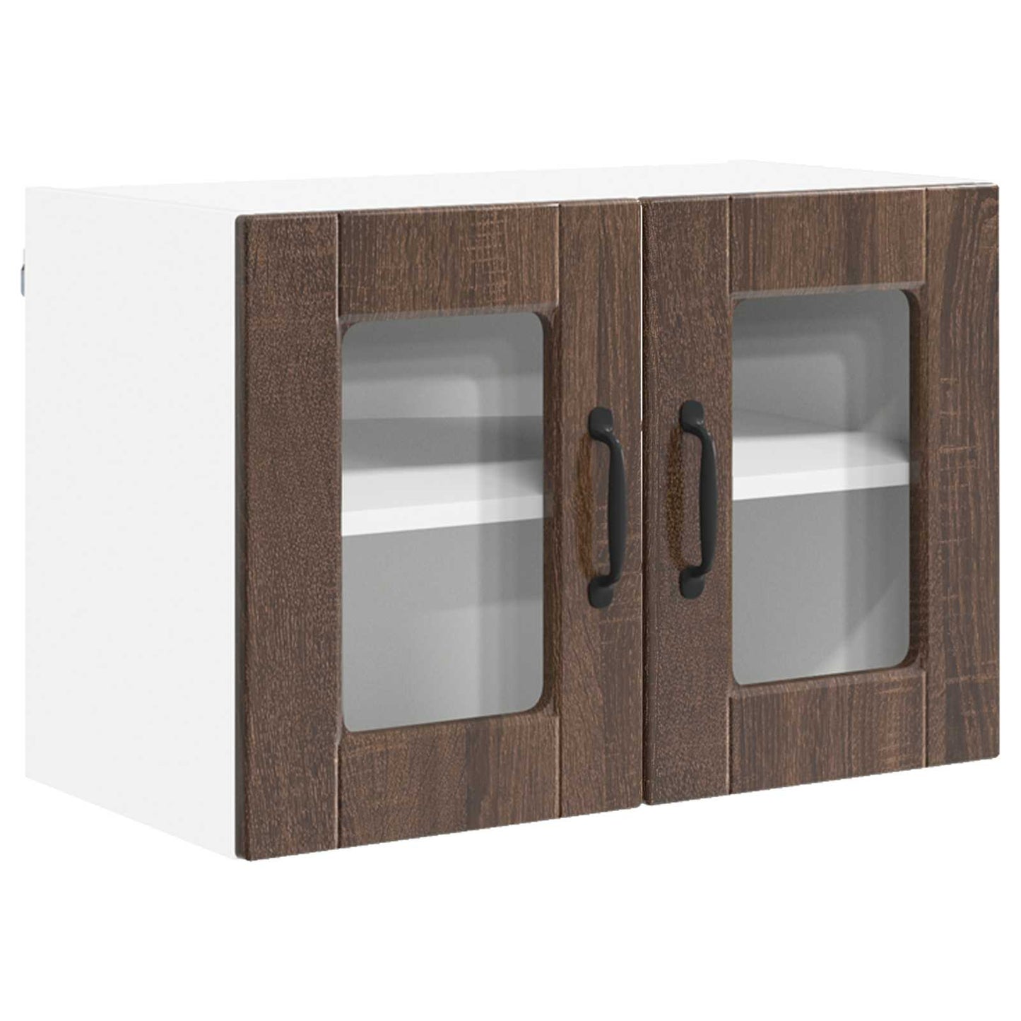 Vaatwasserpaneel 2 pcs Bruin Eiken 60 x 31 x 40 cm Bewerkt hout is nu te koop bij PeponiXL, paradijselijk wonen!