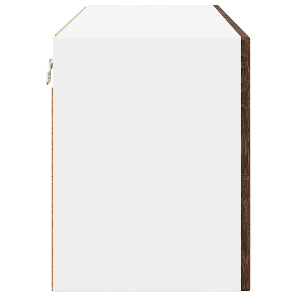 Vaatwasserpaneel 2 pcs Bruin Eiken 60 x 31 x 40 cm Bewerkt hout is nu te koop bij PeponiXL, paradijselijk wonen!