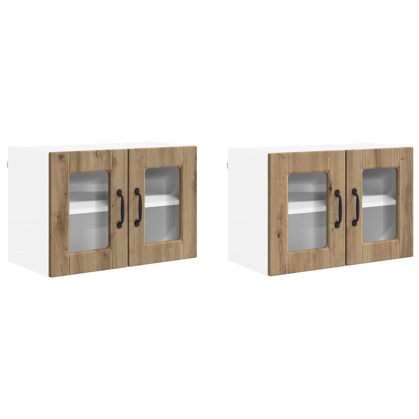 Vaatwasserpaneel met plank 2 pcs Artisan Eiken 60 x 31 x 40 cm is nu te koop bij PeponiXL, paradijselijk wonen!