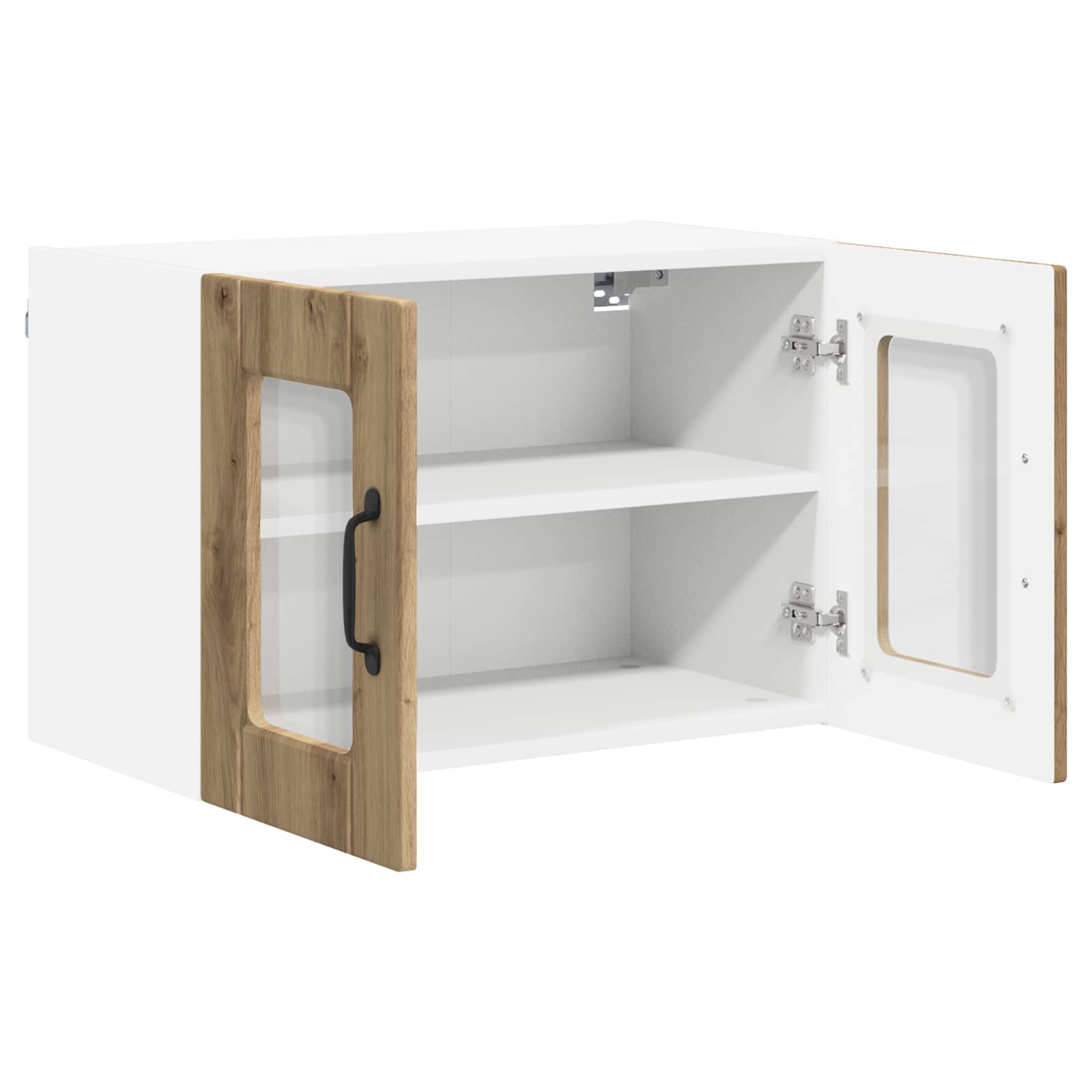 Vaatwasserpaneel met plank 2 pcs Artisan Eiken 60 x 31 x 40 cm is nu te koop bij PeponiXL, paradijselijk wonen!