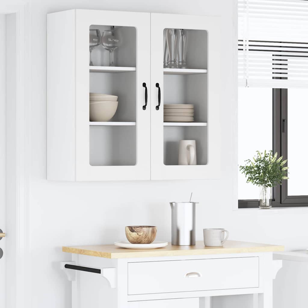 Vaatwasserpaneel 2 pcs Wit 40 x 31 x 80 cm Bewerkt hout is nu te koop bij PeponiXL, paradijselijk wonen!