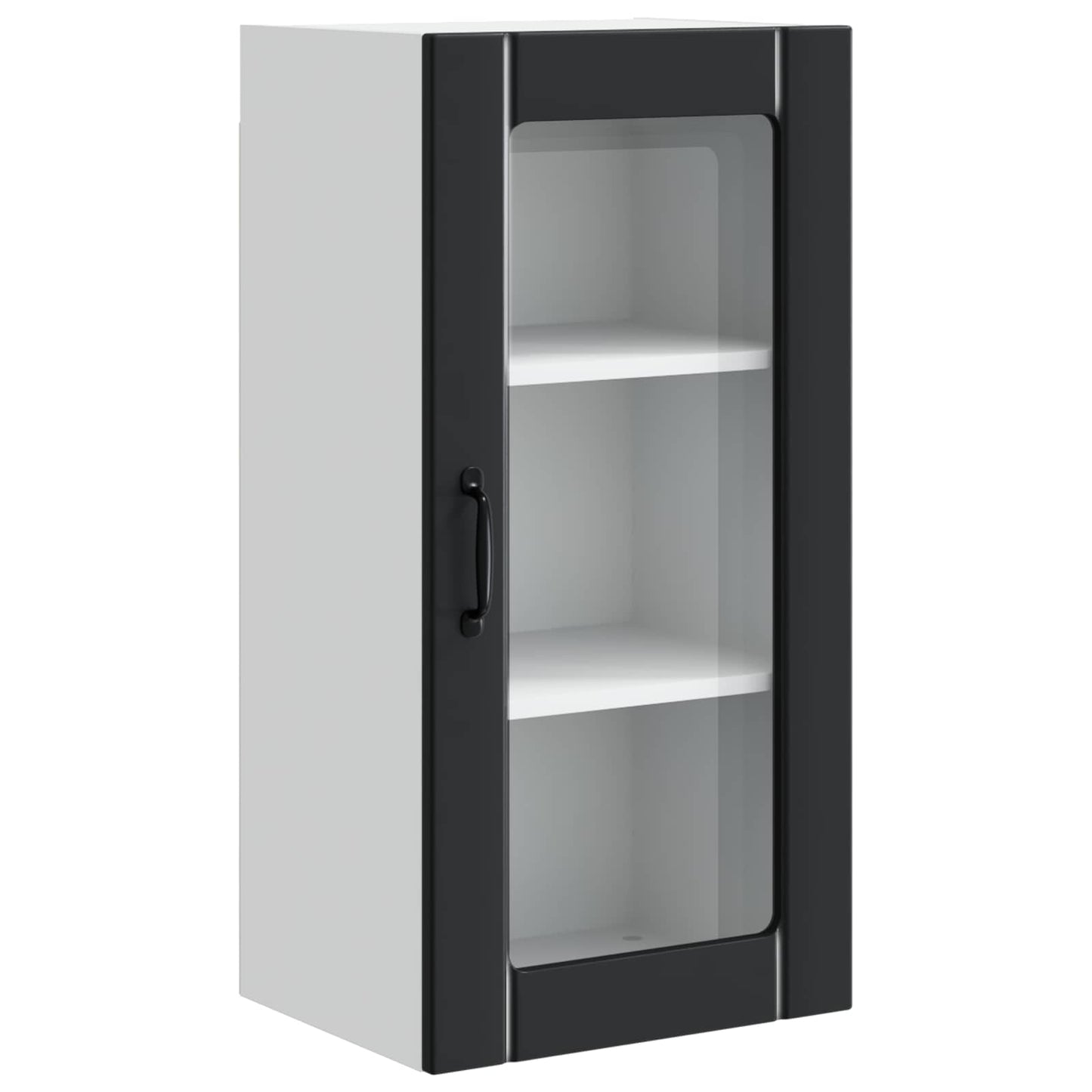 Vaatwasserpaneel met plank Zwart 40 x 31 x 80 cm Bewerkt hout is nu te koop bij PeponiXL, paradijselijk wonen!