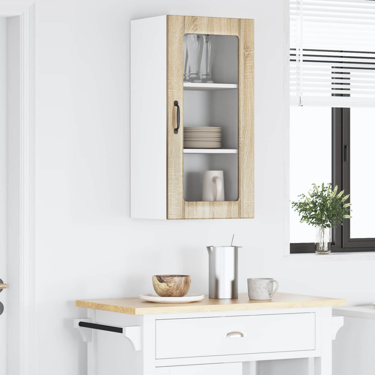 Vaatwasserpaneel Sonoma Eiken 40 x 31 x 80 cm Bewerkt hout is nu te koop bij PeponiXL, paradijselijk wonen!