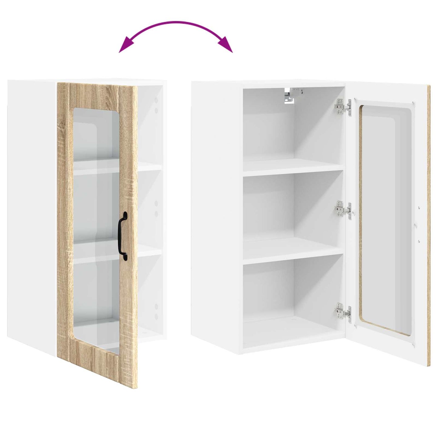 Vaatwasserpaneel Sonoma Eiken 40 x 31 x 80 cm Bewerkt hout is nu te koop bij PeponiXL, paradijselijk wonen!