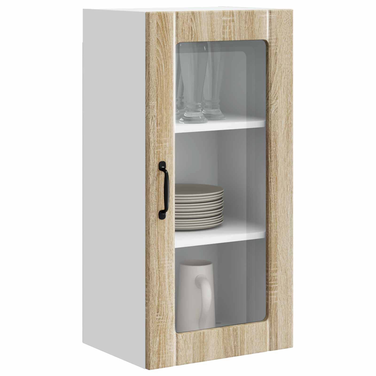 Vaatwasserpaneel Sonoma Eiken 40 x 31 x 80 cm Bewerkt hout is nu te koop bij PeponiXL, paradijselijk wonen!