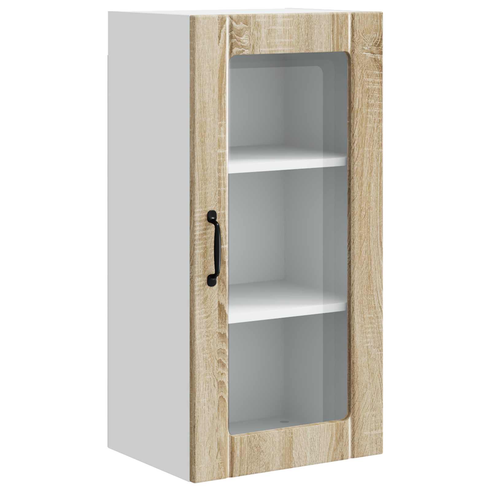 Keukenkast 2 pcs Sonoma Eiken 40 x 31 x 80 cm Bewerkt hout is nu te koop bij PeponiXL, paradijselijk wonen!