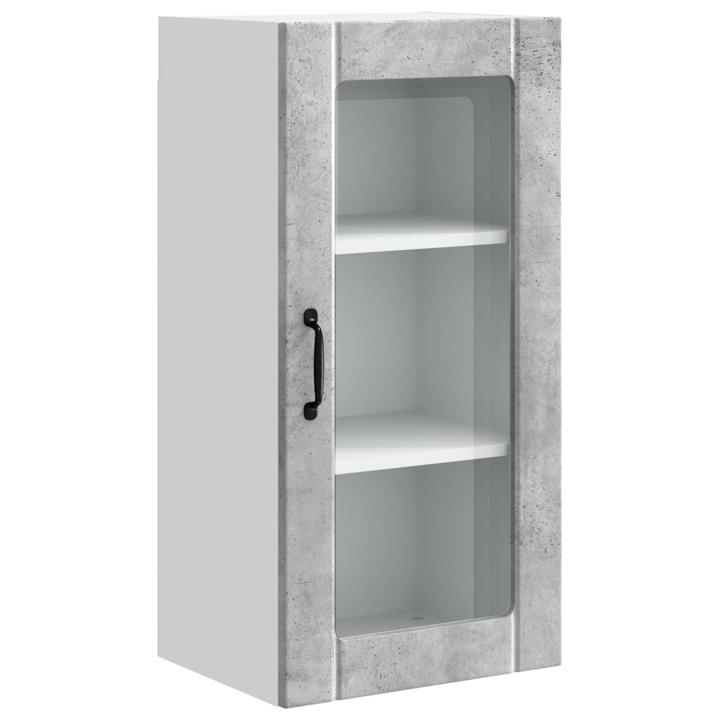 Keukenkast 2 pcs Beton Grijs 40 x 31 x 80 cm Bewerkt hout is nu te koop bij PeponiXL, paradijselijk wonen!