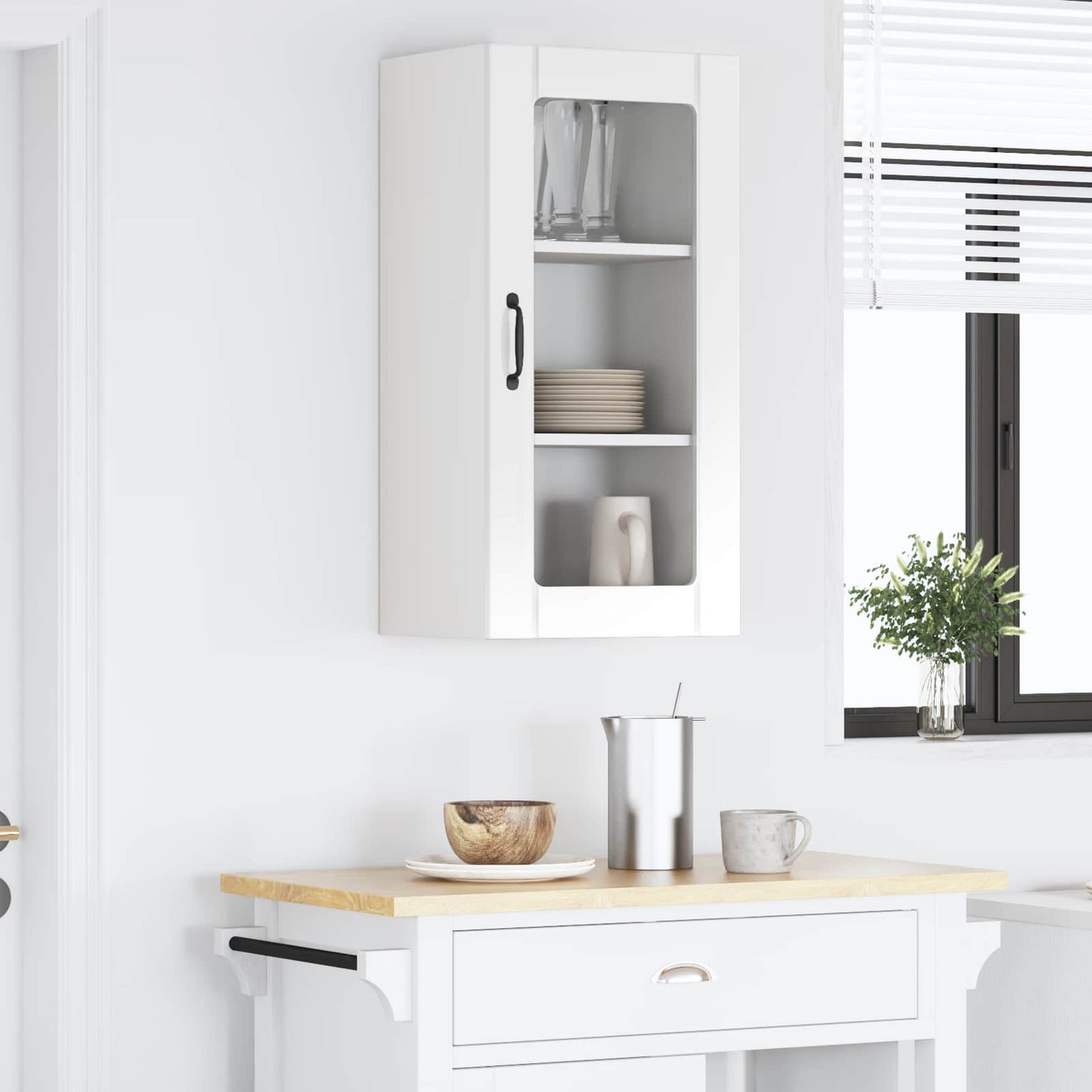 Vaatwasserpaneel Hoogglans wit 40 x 31 x 80 cm Bewerkt hout is nu te koop bij PeponiXL, paradijselijk wonen!