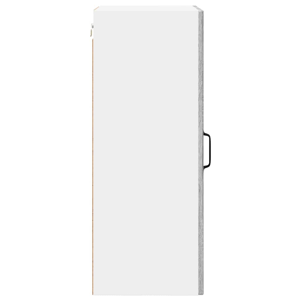 Keukenkast met plank Grijs Sonoma 40 x 31 x 80 cm Bewerkt hout is nu te koop bij PeponiXL, paradijselijk wonen!