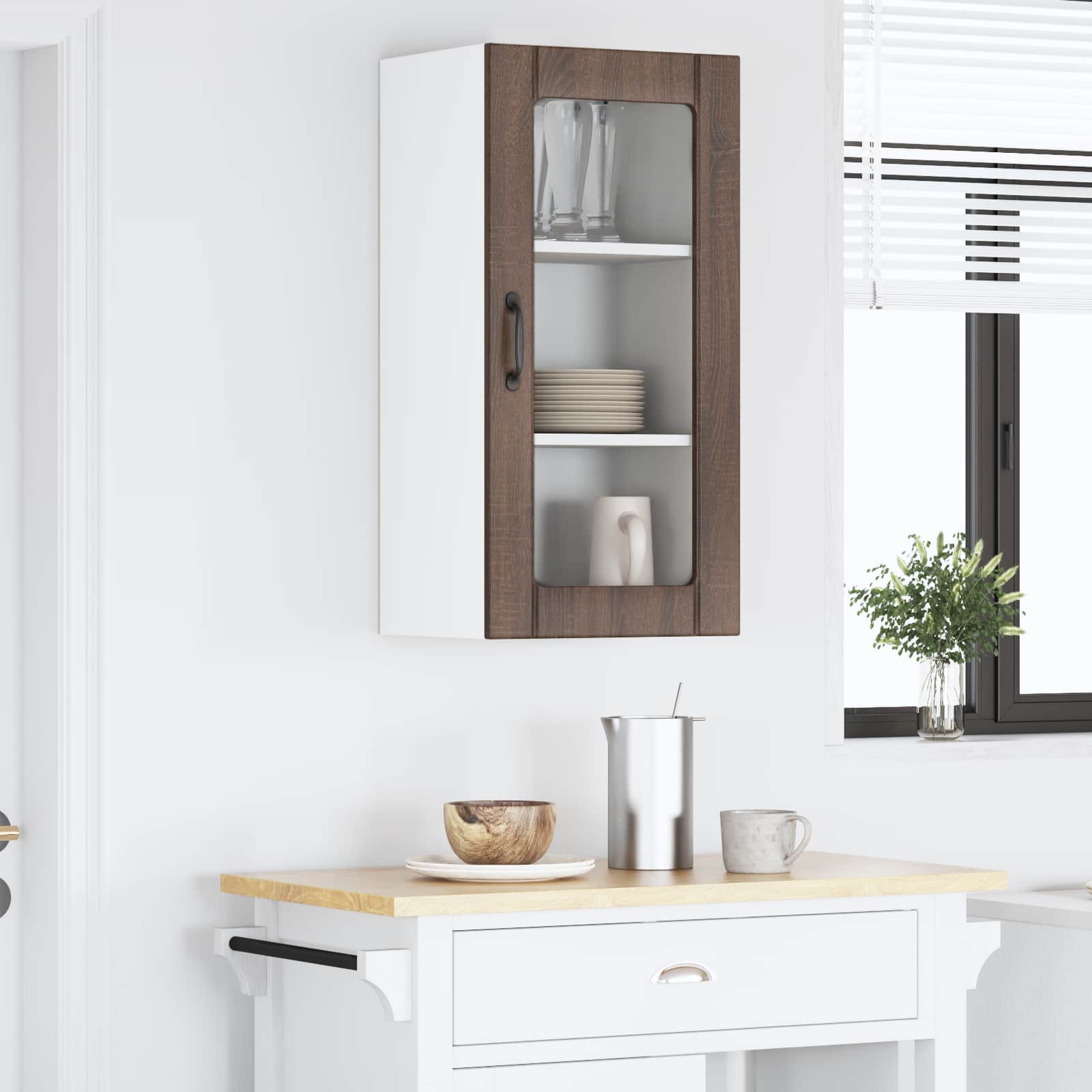 Vaatwasserpaneel Bruin Eiken 40 x 31 x 80 cm Bewerkt hout is nu te koop bij PeponiXL, paradijselijk wonen!