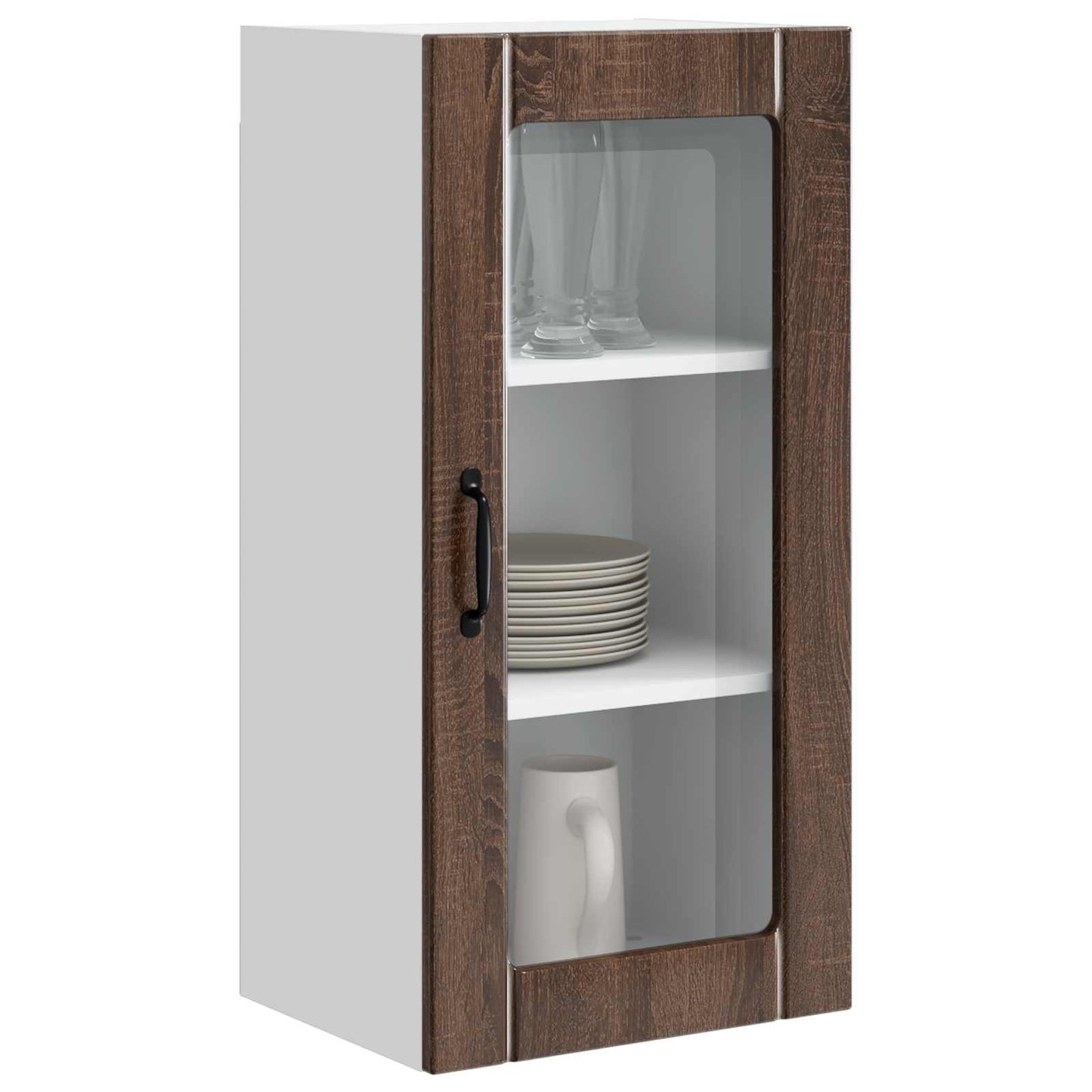 Vaatwasserpaneel Bruin Eiken 40 x 31 x 80 cm Bewerkt hout is nu te koop bij PeponiXL, paradijselijk wonen!