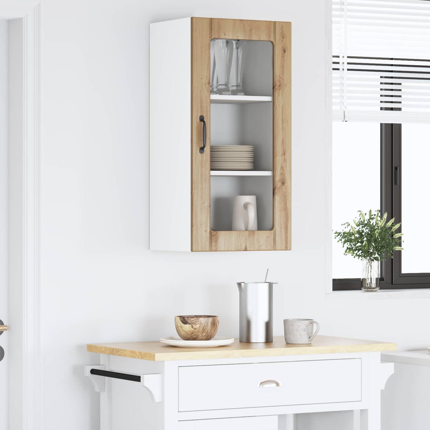 Vaatwasserpaneel Artisan Eiken 40 x 31 x 80 cm Bewerkt hout is nu te koop bij PeponiXL, paradijselijk wonen!