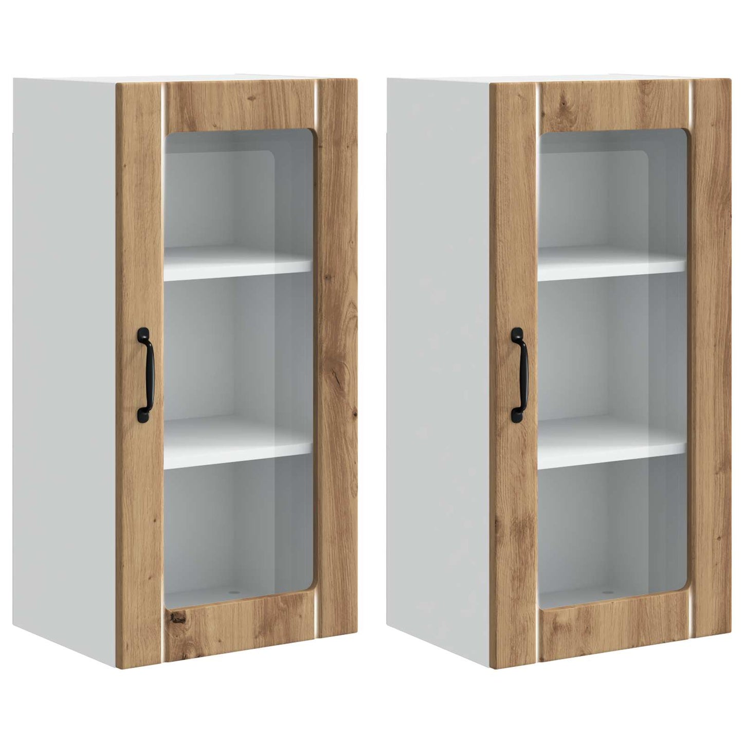 Vaatwasserpaneel met plank 2 pcs Artisan Eiken 40 x 31 x 80 cm is nu te koop bij PeponiXL, paradijselijk wonen!